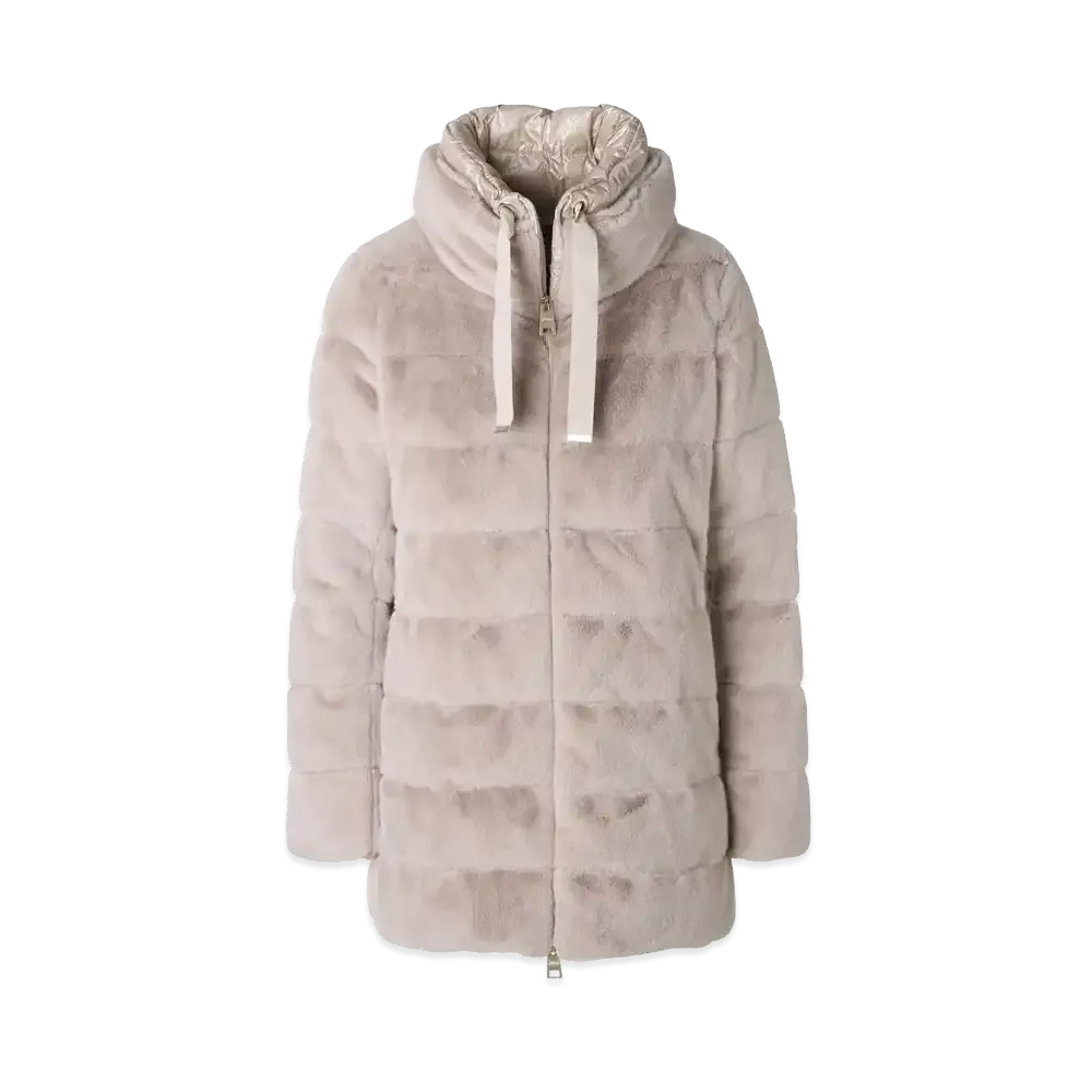 Herno Women's Down Coat Anthracite "Beige"