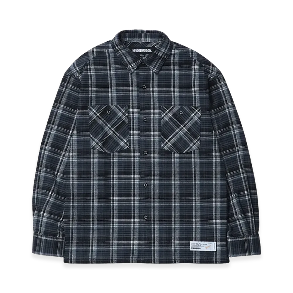 NEIGHBORHOOD Clan Tartan Check Shirt LS "Gray"