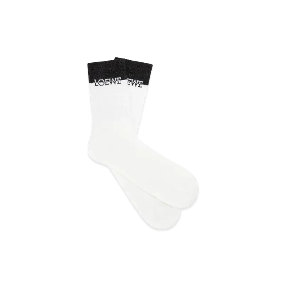 LOEWE By Color Socks "White/Black"