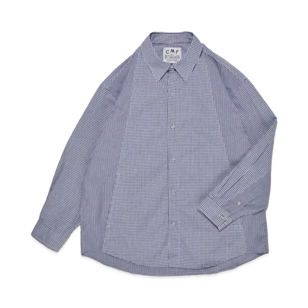 CMF OUTDOOR GARMENT Gingham Check Shirt "Navy"