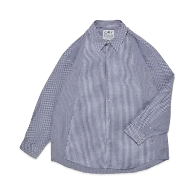 CMF OUTDOOR GARMENT Gingham Check Shirt "Navy"