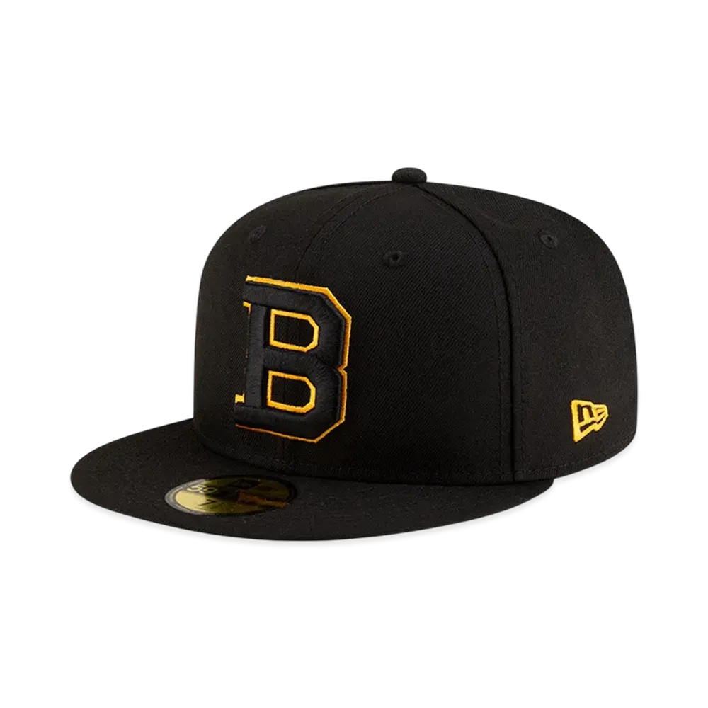 NEW ERA x THE CAP NHL Basic 59Fifty Boston Bruins "Black"