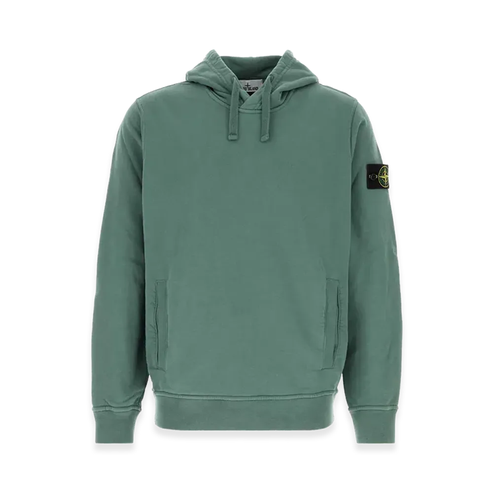 Stone Island badge Hoodie "Green"