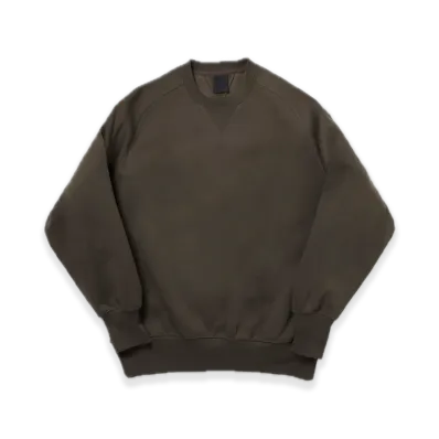 DAIWA PIER39 W's Tech Sweat Crew Freedom Sleeve "Brownkhaki"