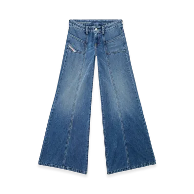Diesel Flare Jeans D-Akii 09m56 "Medium Blue"