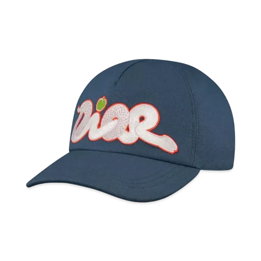 Dior x KAWS Cap Cotton "Navy Blue"