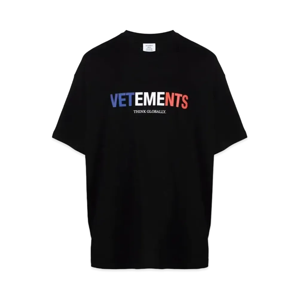 VETEMENTS France Logo Tee "Black"
