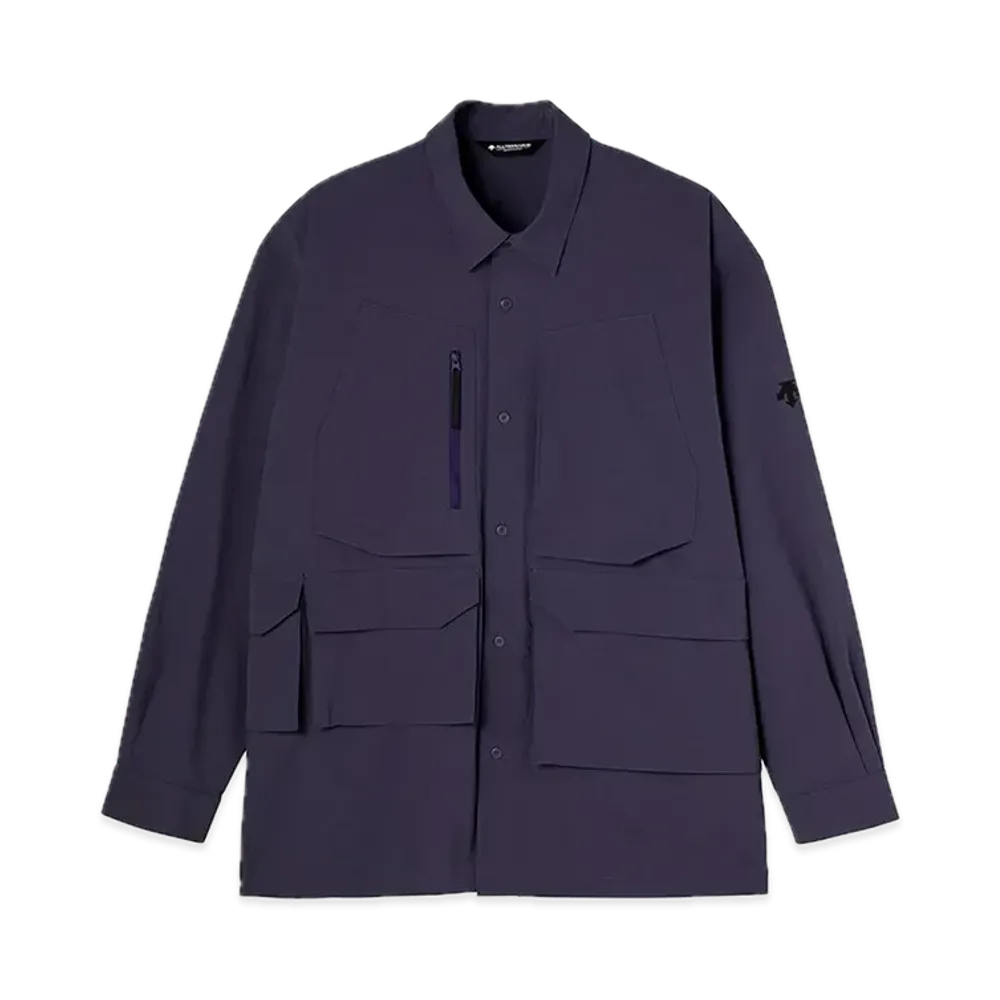 DESCENTE ALLTERRAIN Cordura Long Sleeve Overshirt "Purple"