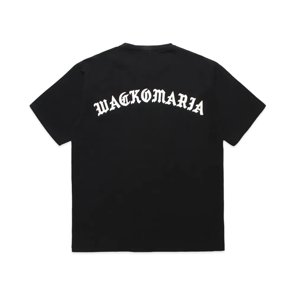 WACKO MARIA Washed Heavy Weight T-Shirt "Black"