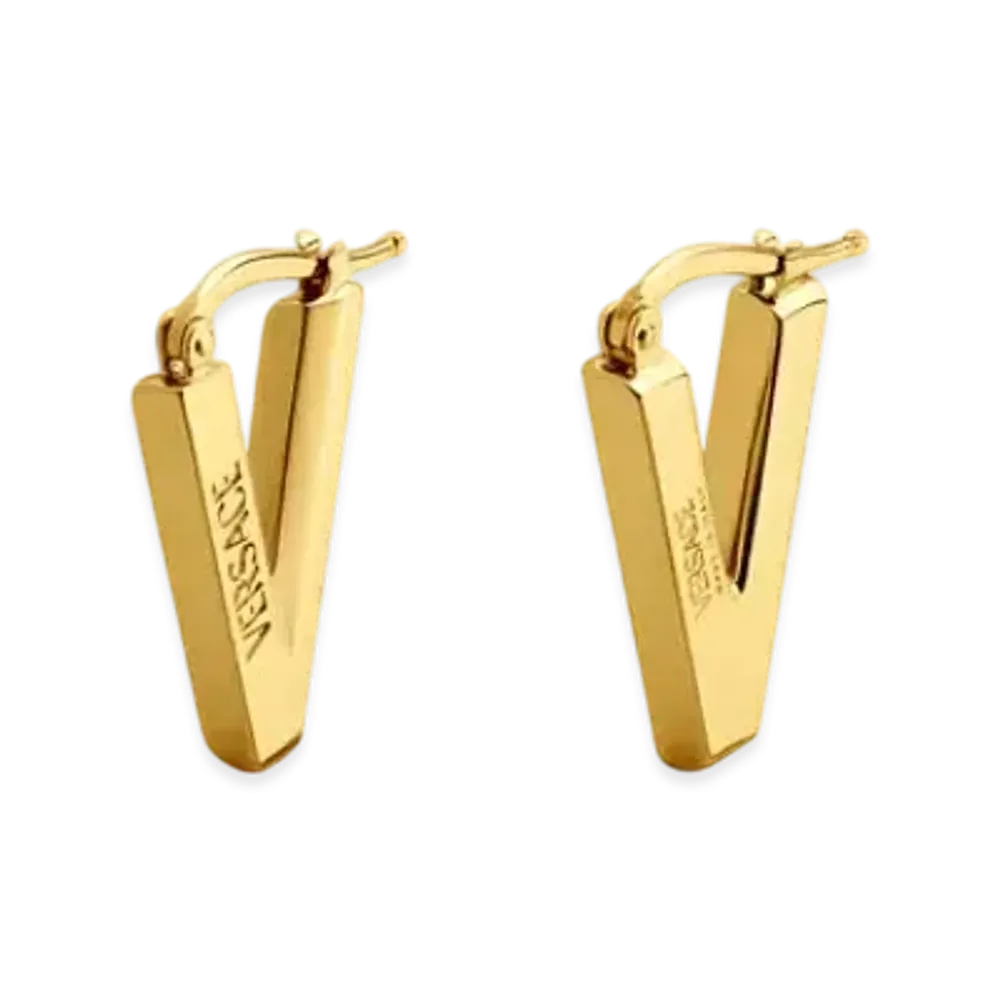 Versace V2025 Chain Earrings "Bright Gold"