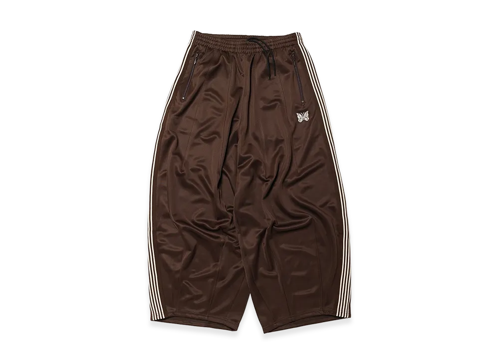 NEEDLES x LOFTMAN 50th H.D. Track Pants - Poly Smooth "Brown"