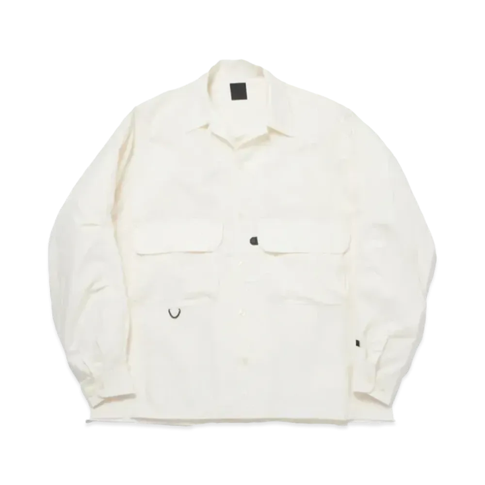 DAIWA PIER39 Tech Sports Open Collar Shirt L/S Plaid "Ivory"