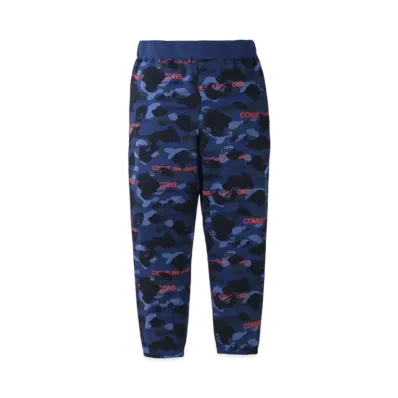 A BATHING APE x CDG OSAKA SWEAT PANTS "Navy"