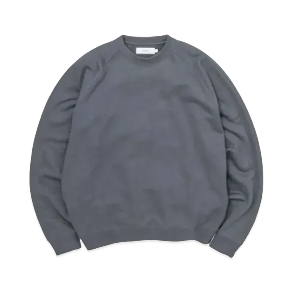 Graphpaper LOOPWHEELER Raglan Sweat "Grey"