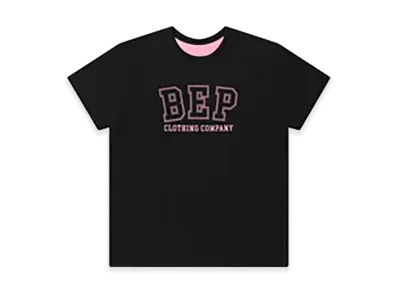 BlackEyePatch OG Boy Reversible College Tee "Black/Pink"