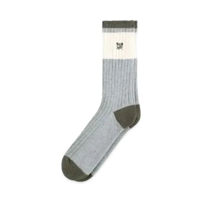 Aime Leon Dore Marled Crest Socks "Kalamata"