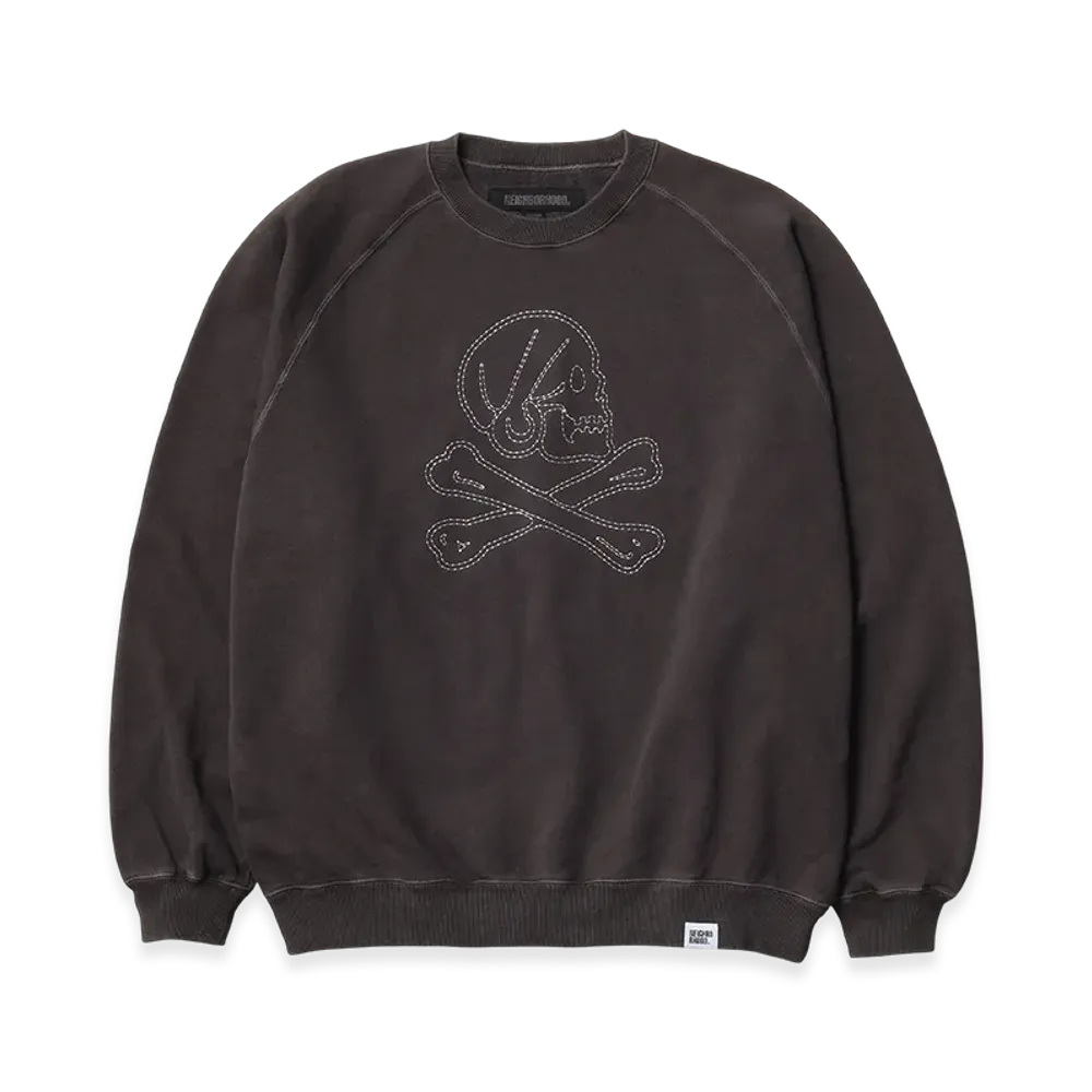 NEIGHBORHOOD Pigment Dyed Sweat Shirt LS "Brown"