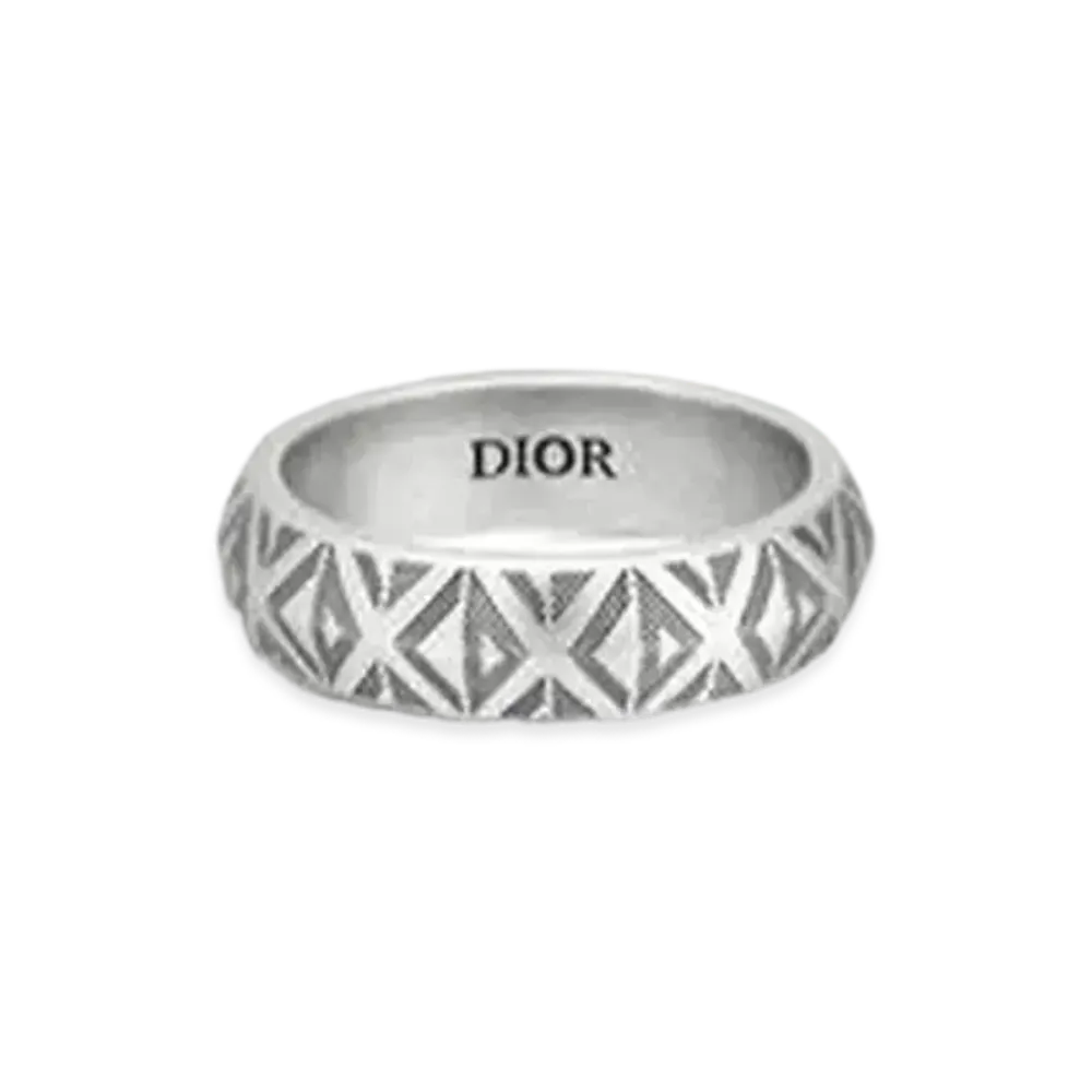 Dior CD Diamond Ring "Antique Silver"