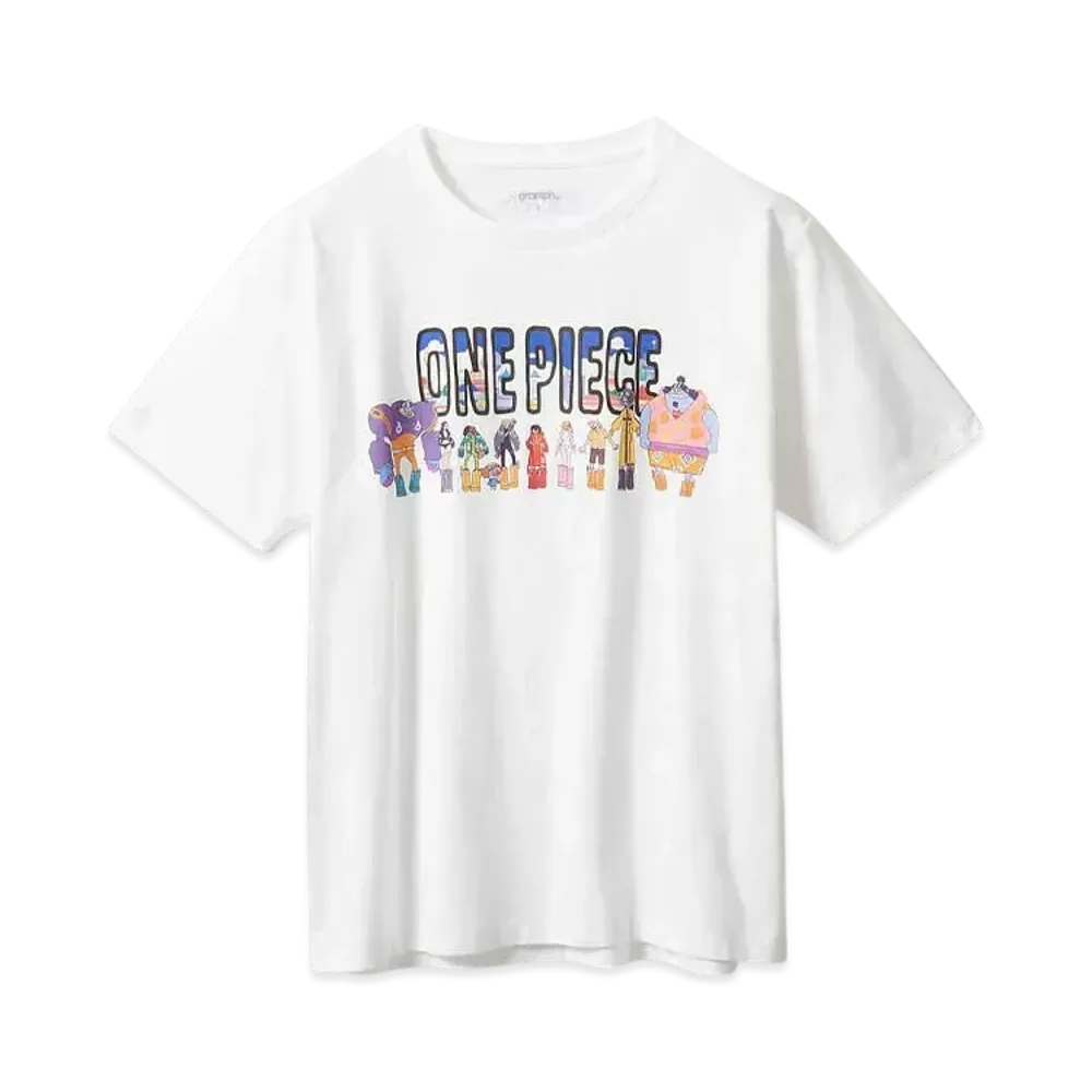 graniph x ONE PIECE Egghead T-Shirt "White"
