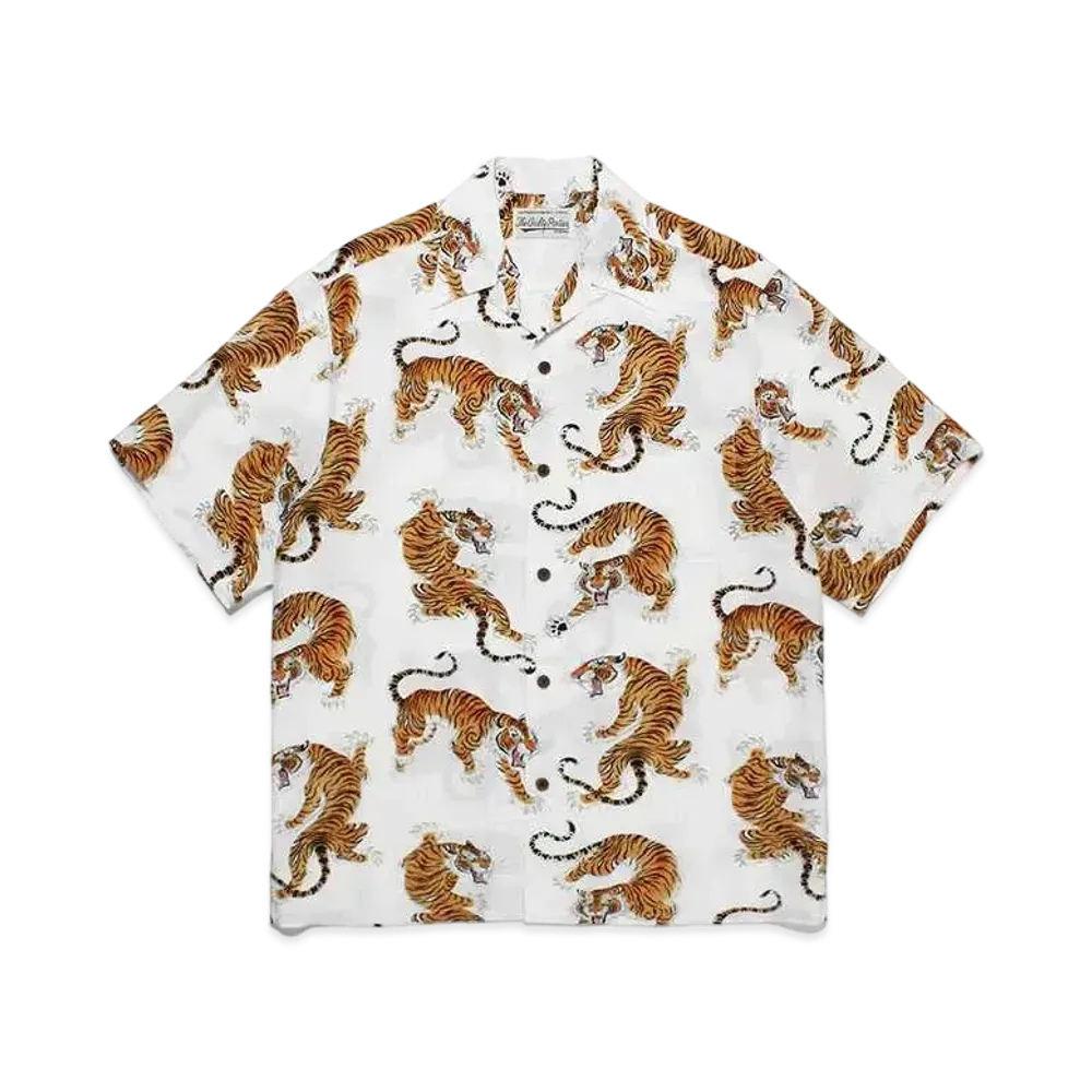 WACKO MARIA Tim Lehi / Hawaiian Shirt "White"