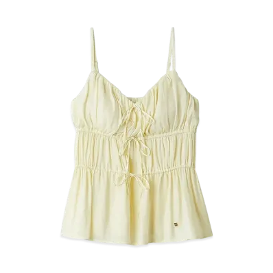 GELATO PIQUE Satin Cup-In Camisole "Yellow"