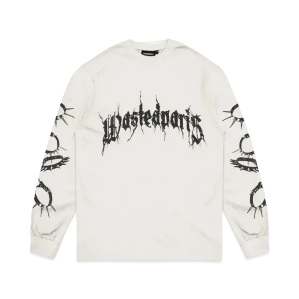 WASTED PARIS T-Shirt Longsleeve Spike "White"
