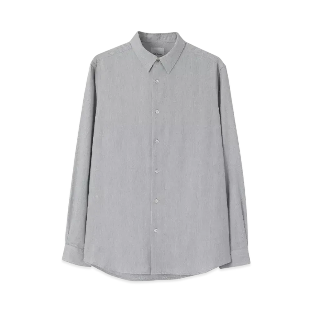 Paul Smith Herringbone Casual Shirt "LightGray"