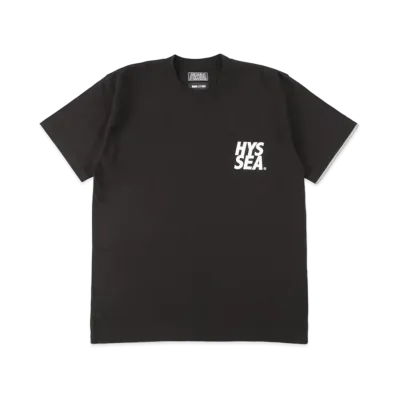 WIND AND SEA x HYSTERIC GLAMOUR Tee "Black"