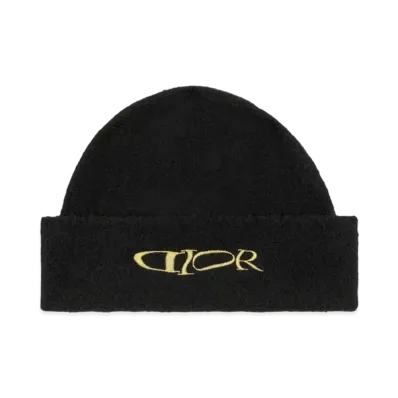 Dior x LEWIS HAMILTON Beanie Wool and Cashmere Blend Knit "Black"