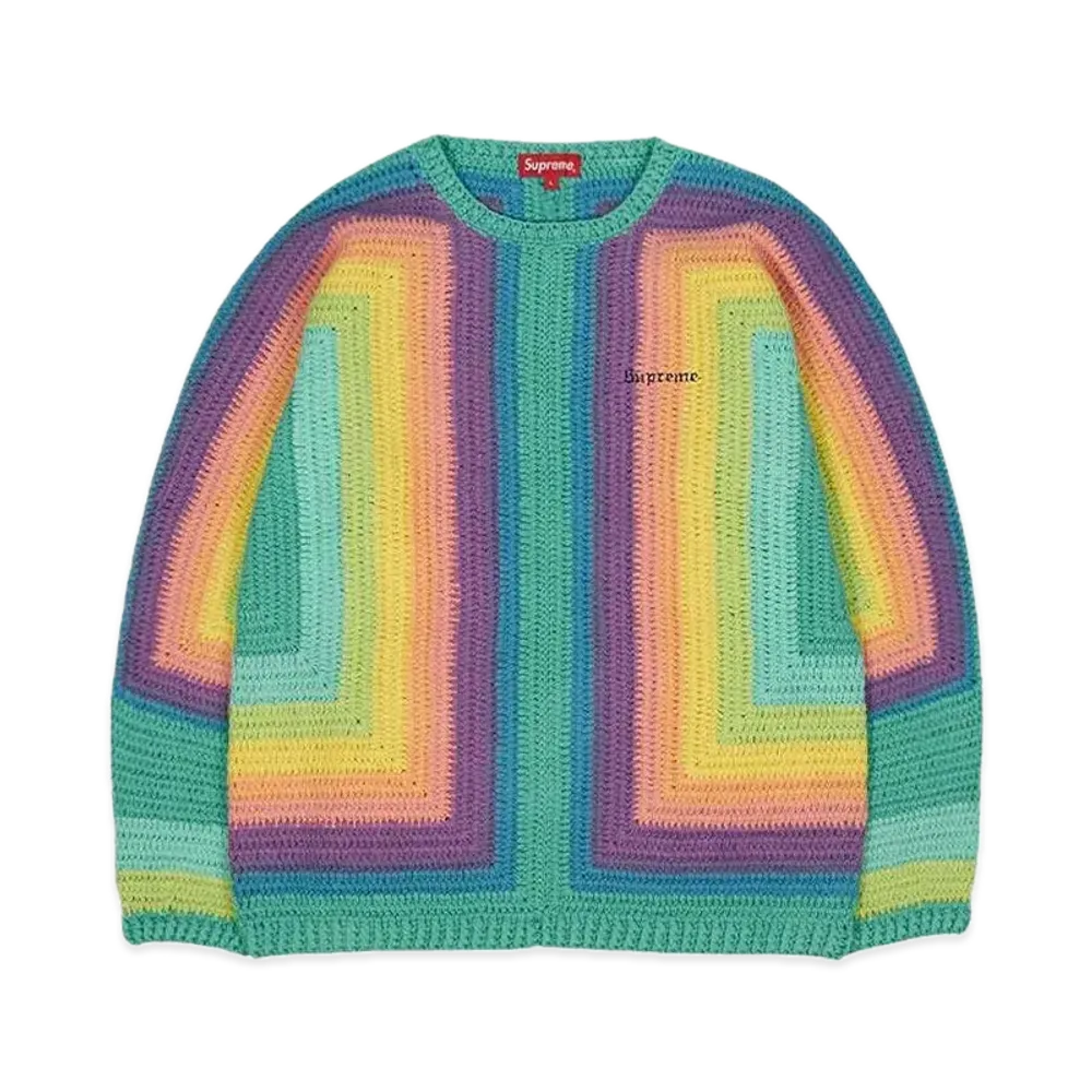 Supreme Hand Crocheted Sweater "Multi"