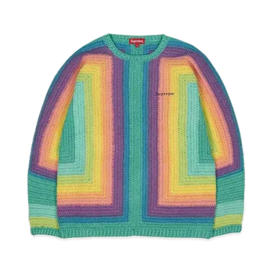 Supreme Hand Crocheted Sweater "Multi"
