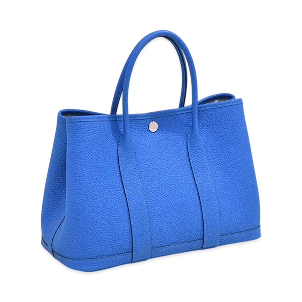 Hermes Garden Party bag 30/TPM "Blue Hydra"