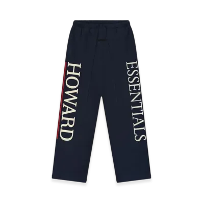 FEAR OF GOD ESSENTIALS x Howard University Lounge Sweatpant "Navy"