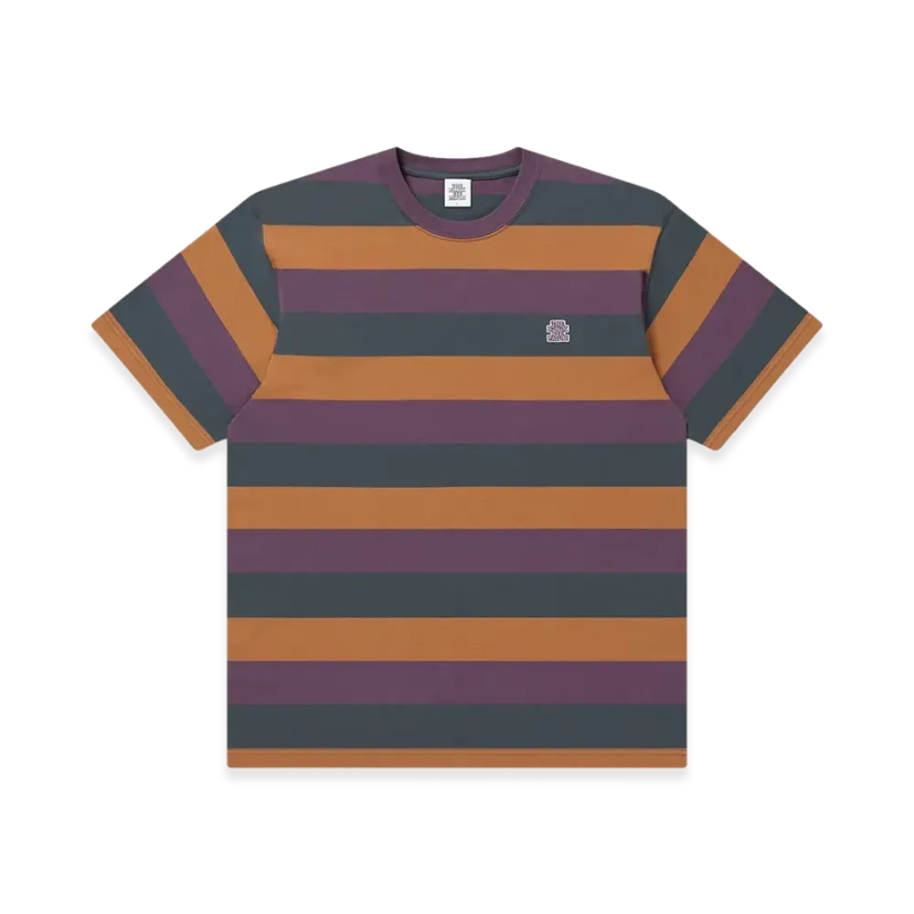 BlackEyePatch Small OG Border Striped Heavyweight Tee "Multi"
