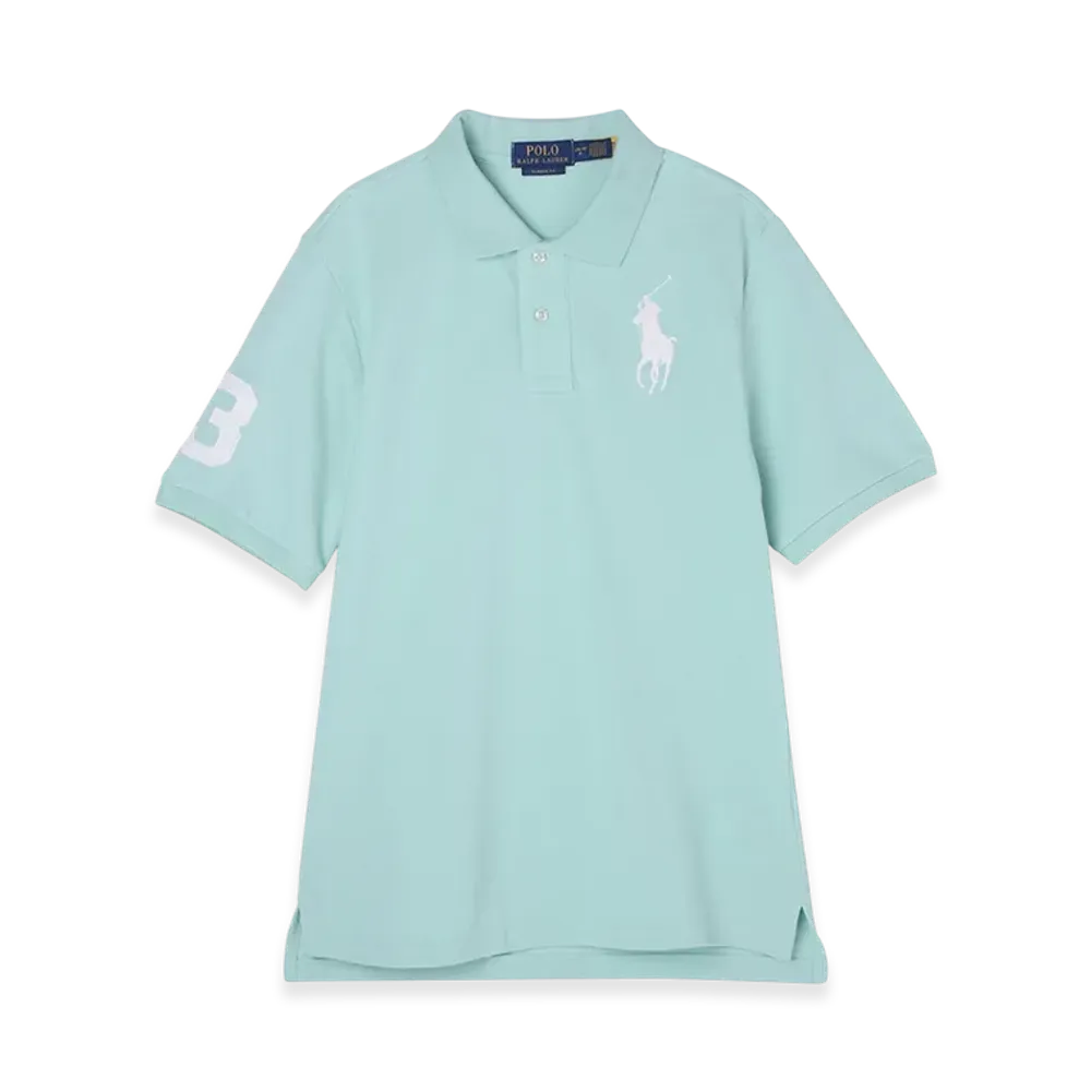 Polo Ralph Lauren Short-Sleeve Big Pony Mesh Polo Shirt "Parakeet"