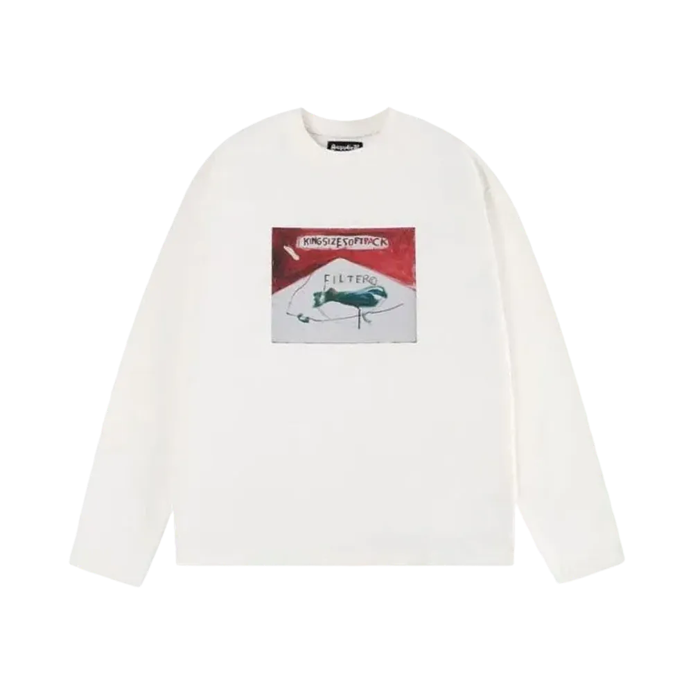 SUPPLIER Basquiat King Size Soft Pack Long Sleeve Tee "Off White"