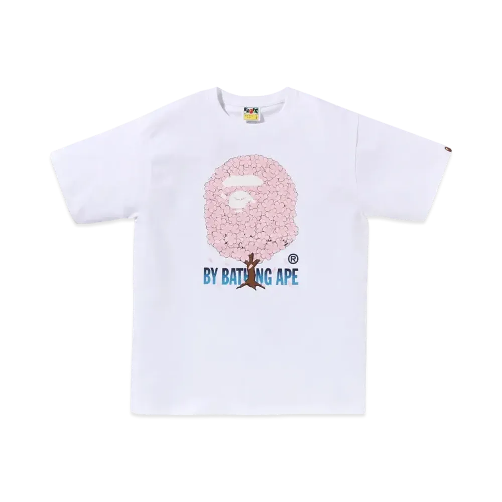 A BATHING APE Sakura By Bathing Ape Tee #1 "White"