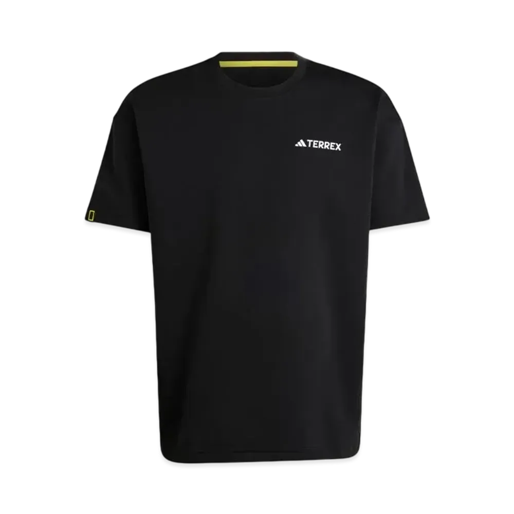 adidas National Geographic Graphics Short Sleeve T-Shirt (Gender Neutral) "Black"