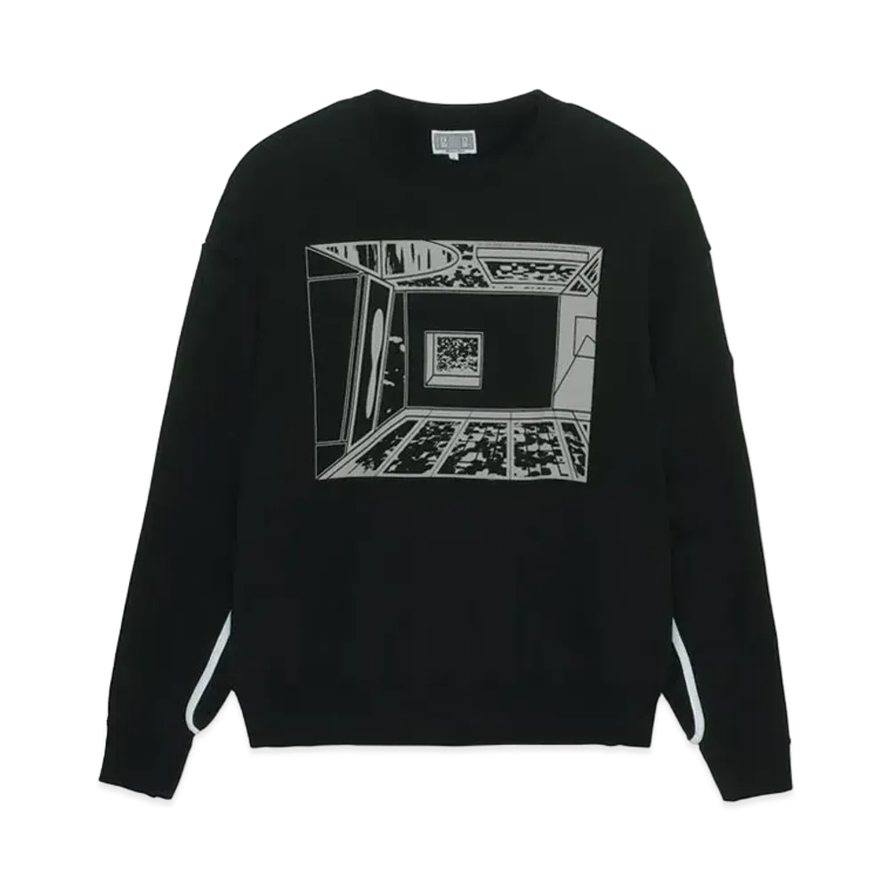 Cav Empt (C.E) UNBALANCE PROGRESS CREW NECK "Black"