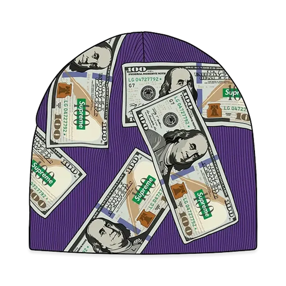 Supreme Money Beanie "Purple"