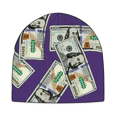 Supreme Money Beanie "Purple"