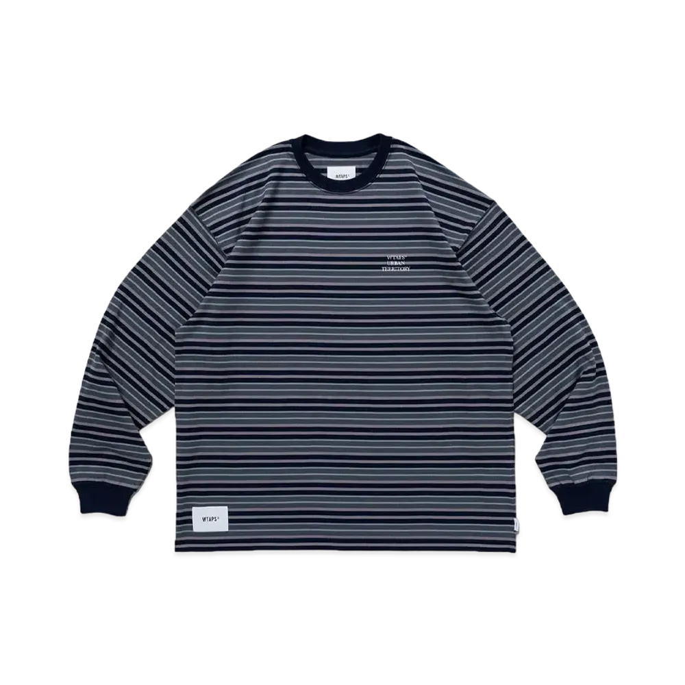 WTAPS Bdy 01 / LS / Cotton. Textile. Wut "Navy"