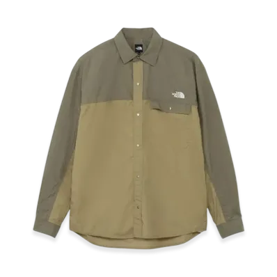 The North Face Long Sleeve Nuptse Shirt "Classic Khaki/Taupe"