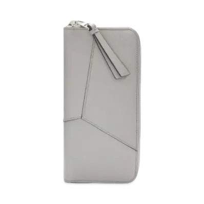 LOEWE Puzzle Open Wallet Classic Calf "Asphalt Gray"