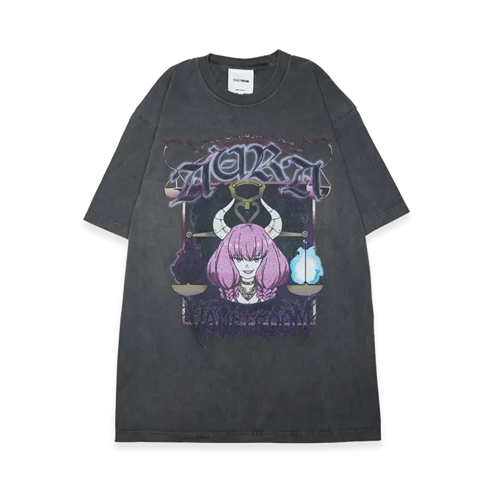 VAULTROOM x Frieren: Beyond Journey's End Aura Tee "Charcoal"