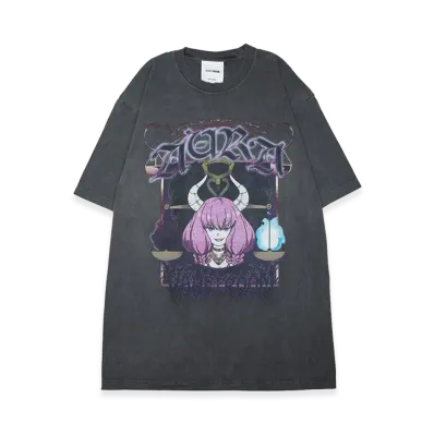 VAULTROOM x Frieren: Beyond Journey's End Aura Tee "Charcoal"