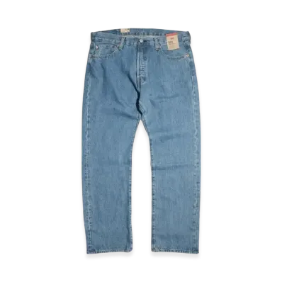 Levi's 501 Button-Fly Straight Jeans "Medium Stonewash"