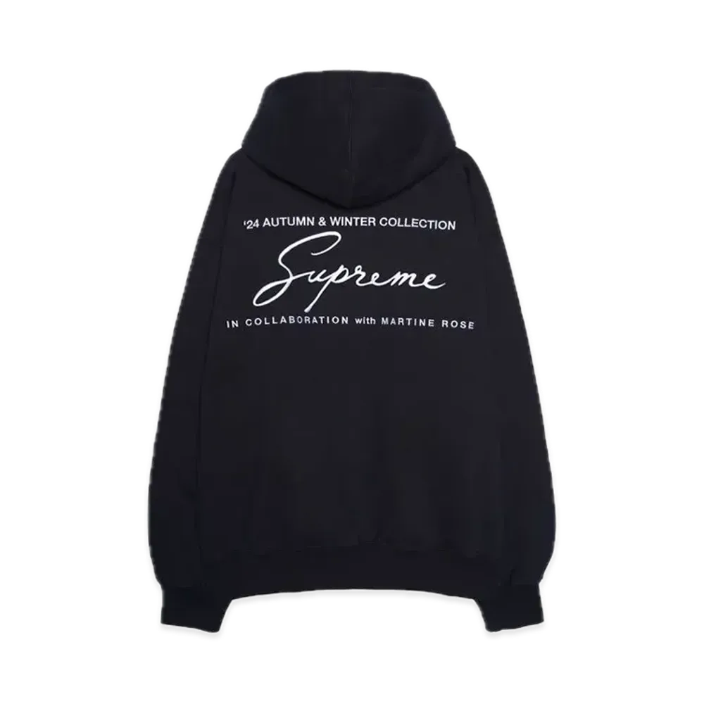 Supreme x Martine Rose Hooded Sweatshirt "Black"
