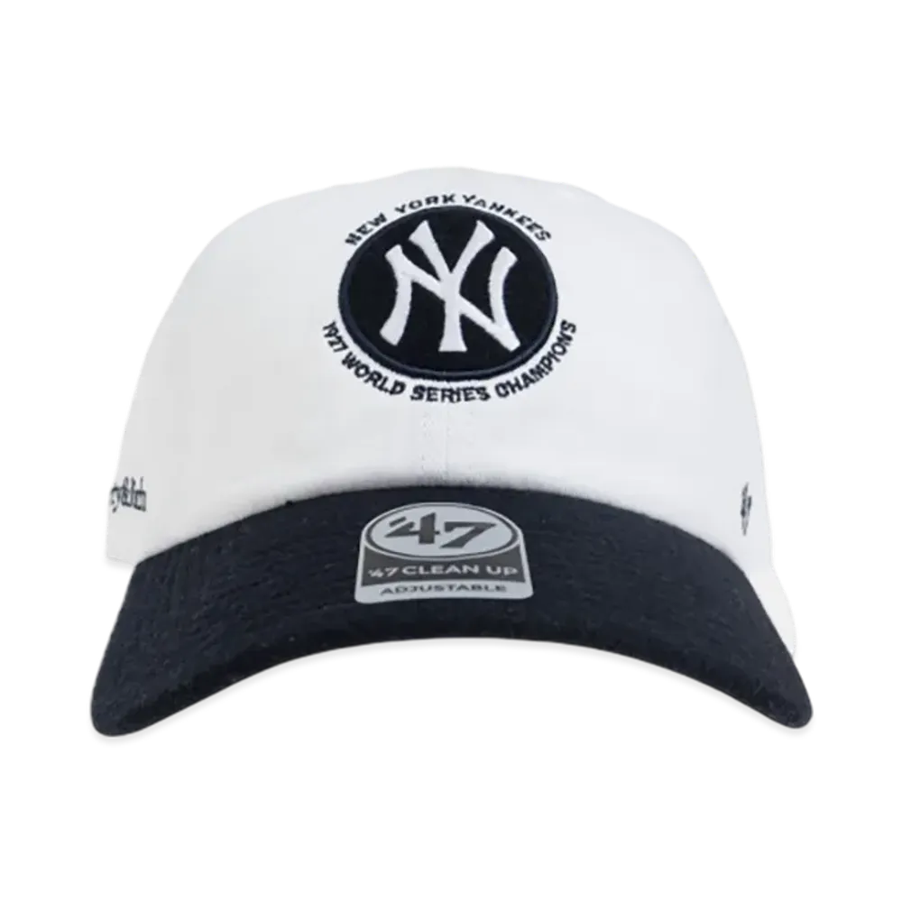 Sporty&Rich x Yankees Champions Cap "White Navy"