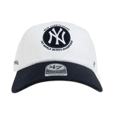 Sporty&Rich x Yankees Champions Cap "White Navy"